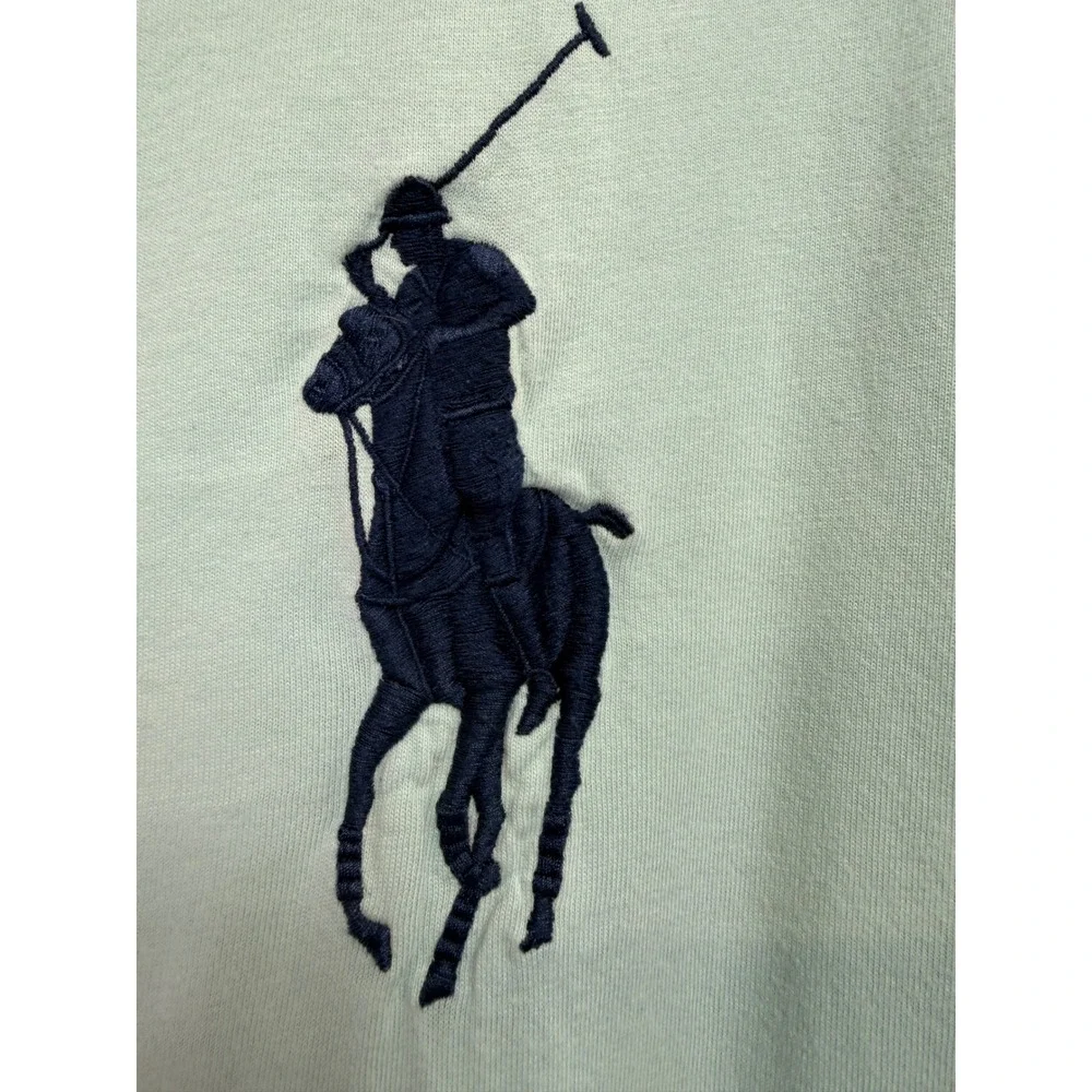 Polo Ralph Lauren Mens Big Pony T-Shirt Mint‎ Green Size Large (AA46)